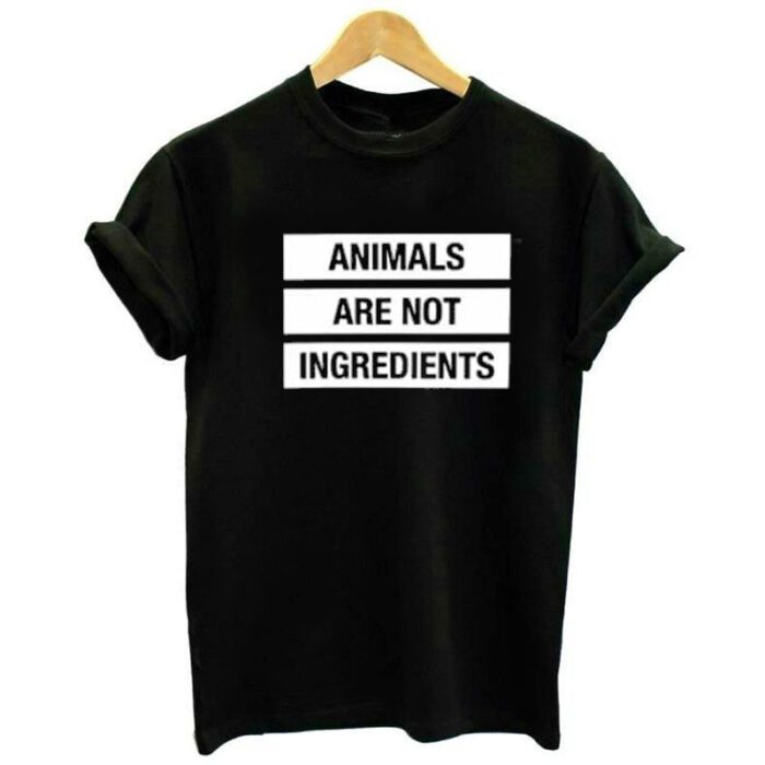 ANIMALS ARE NOT INGREDIENTS Vegan T-shirt