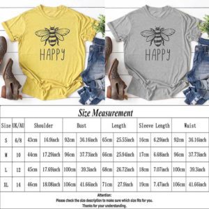 Vegan Bee Happy T-shirt