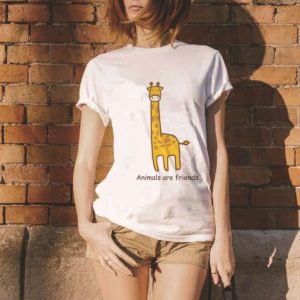 Animals Are Friends Women T Shirt