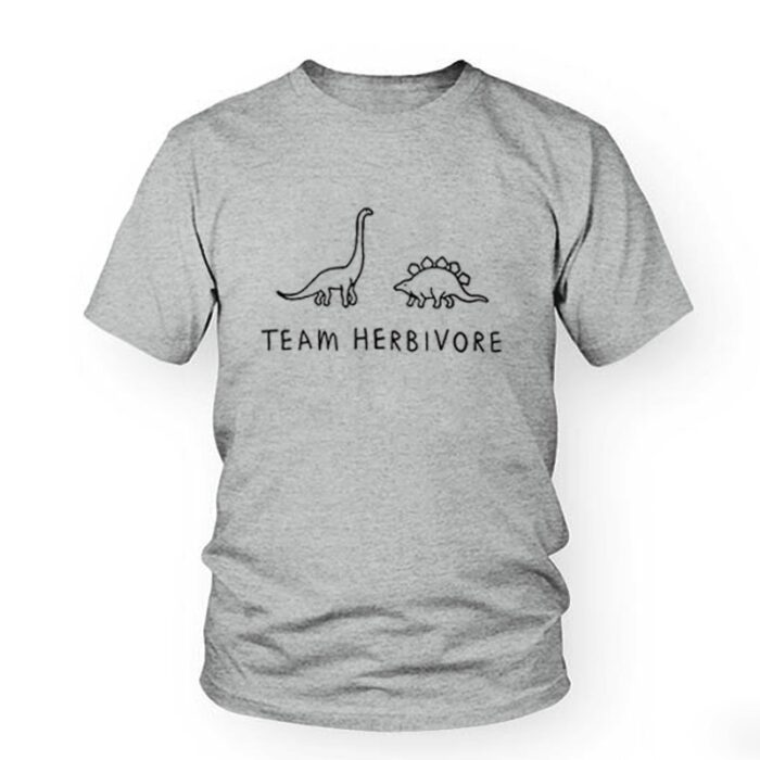 TEAM HERBIVORE Dinosaur Vegan Print T-Shirt