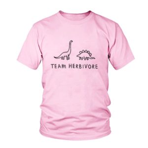 TEAM HERBIVORE Dinosaur Vegan Print T-Shirt