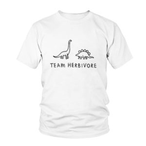 TEAM HERBIVORE Dinosaur Vegan Print T-Shirt