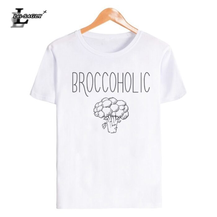 Broccoholic Vegan & Vegetarian Broccoli Lovers T-Shirt