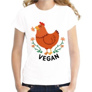 Eat Fruit not Friends Vegan T-Shirt for Women