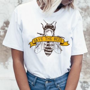 Vegan Save The Bees T-shirt Women